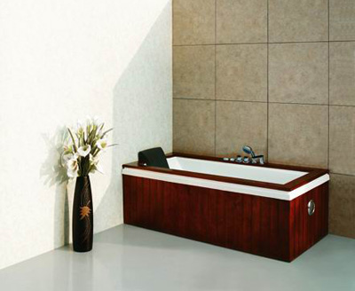 Indoor Corner Whirlpool Jacuzzi Massage Bathtub Acrylic Tub