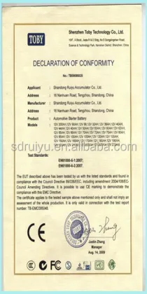 Alibaba 12V Car Auto Parts Exide Battery - Chinese Automotive Battery Specifications