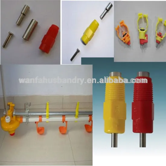 poultry drinking nipple system for ducks