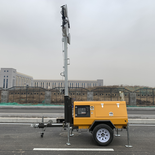 Manual Light Tower 9 Meters Manual Light Tower with Flood Lights Supplier