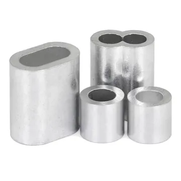 Wholesale Manufacturer of Round Aluminum Crimping Loop Sleeves Ferrules for Wire Rope and Cable