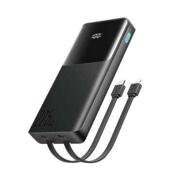 JOYROOM 10000mAh 22.5W Fast Charge Power Bank with Dual Cables