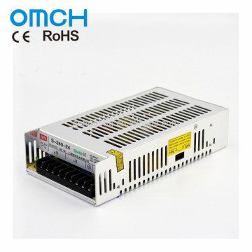 OMCH S-250 250W 5V 12V 24V 36V 48V DC Industrial Single Output Regulated Switching Adapter Power Supply