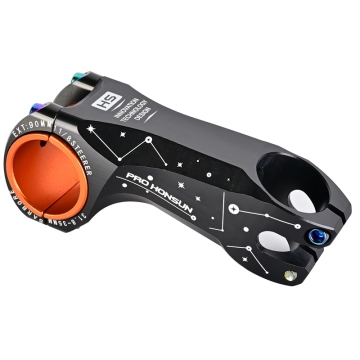 Biến xe xe đạp bằng hợp kim Aluminum MTB MTB ROAD MOUNTAIN 31.8x90mm 17 độ - Đen, Đỏ, Xanh