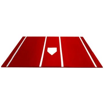 Home Plate Baseball Hitting Mat