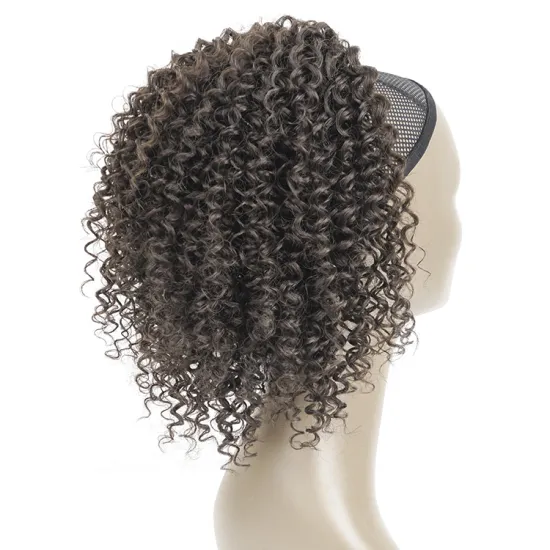 Afro Kinky Curly Synthetic Ponytail Clips in for Women Bun Drawstring kids ponytail hair extension