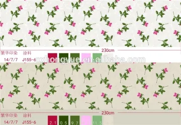 China Supplier 40gsm Polyester pongee woven printed mattress fabric For Dubai fabric market