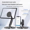 Um 360° drehbarer, faltbarer Telefonhalter für Tablets und Telefone