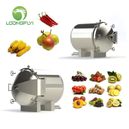 Meat pork beef square and round vacuum dryer