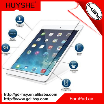 HUYSHE 2.5d tempered glass screen protectors for ipad air wholesale tempered glass screen protector