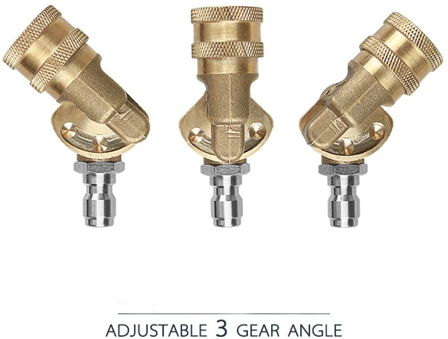 Pivoting -Koppler für Druckscheiben 1/4 'Schnellanschluss -Teile -Adapter -Reinigungswerkzeug Anschließen von Pivot -Kopplungen Spray Tipp 3