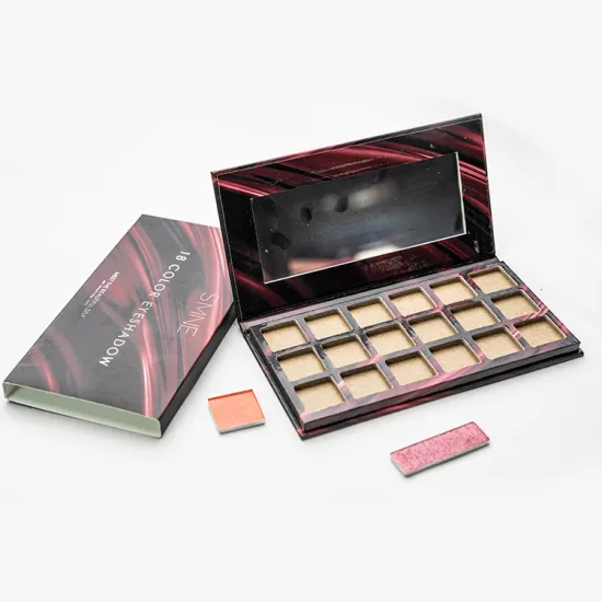 Diy Private Label Single Eyeshadow Palette Paper Box