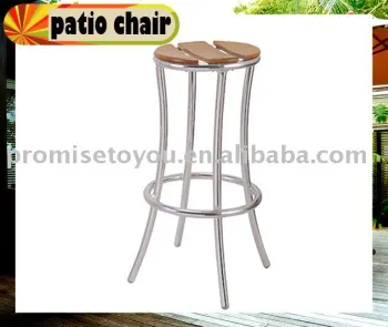 aluminum-wooden stool be used in outdoor restaurant and bar