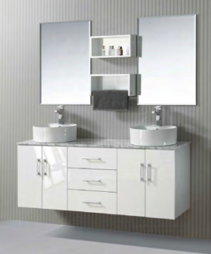 2 Mirrors and Cabinets bathroom cabinet