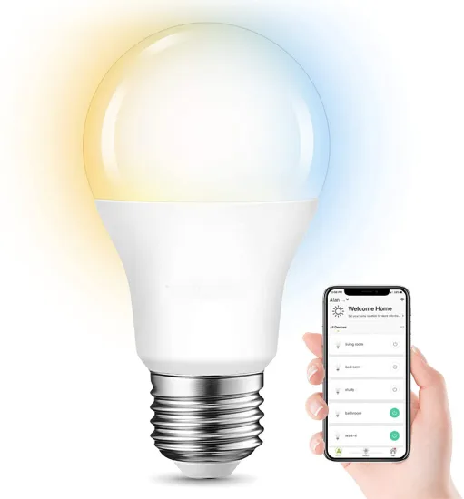 Smart WiFi Connected 7W 220V Color Changing LED Bulb with Cool White Light