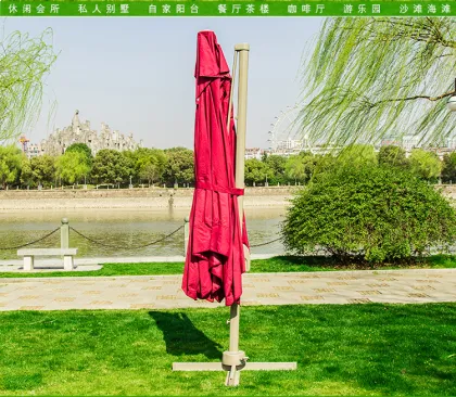 Garden Banana Umbrella with Stand