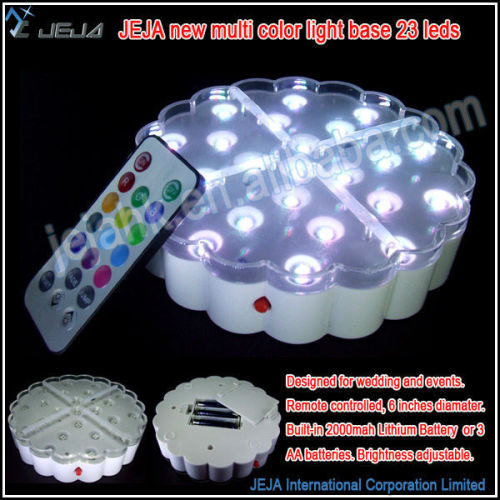 Rf Remote Remote Controlled Led Under Western Weddings Centerpiece