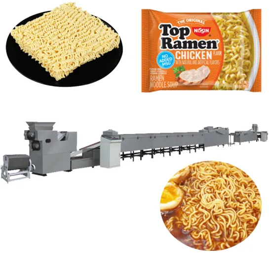 Durable Dry Instant Noodle Making Machine | Chinese Instant Noodles Production Line | Ramen Noodle Former Machine