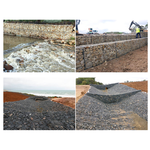 Gegalvaniseerde Gabion Matras Riverbank -keermuur