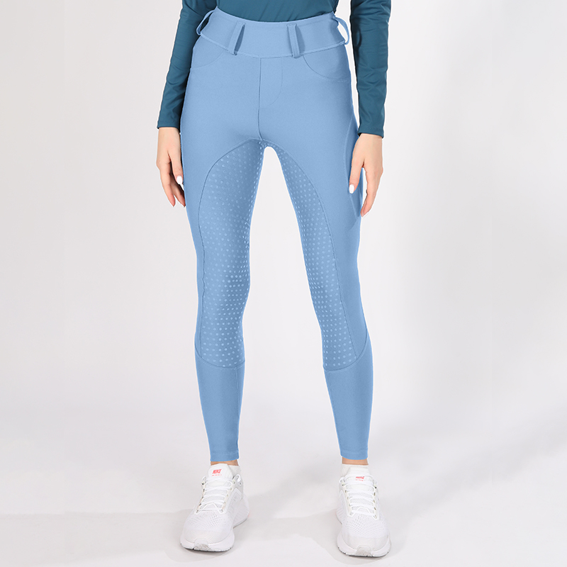 Blue Blue Women Spandex Equestrian Calle con bolsillo