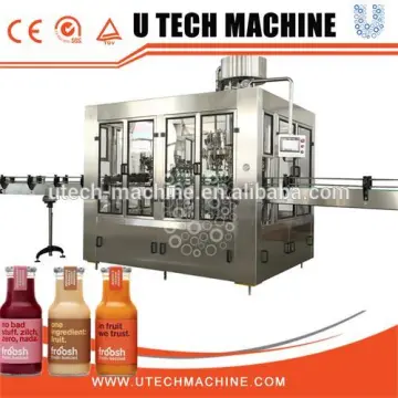 UTECH machine Voltage 380V 220V Glass Bottle Washing Filling Capping Machine