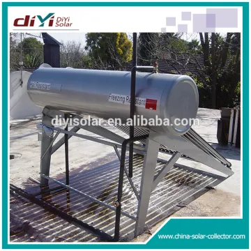 Hige density polyurethane foam 50mm insulate simple non-pressure copper coil solar water heaters