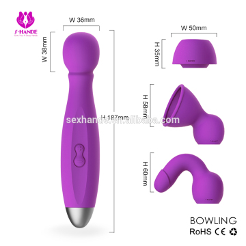 Masturbation Magic Wand AV Vibrator Powerful Rechargeable Body Massager Adult Novelty
