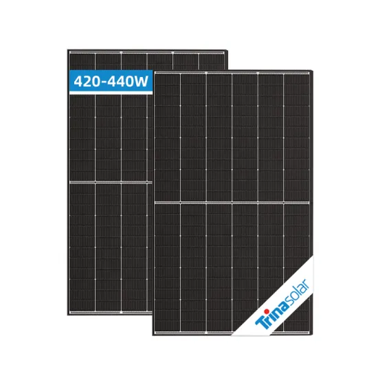 Trina Solar Monocrystalline N-Type Dual-Glass Black Frame Photovoltaic Panels: 425W to 450W