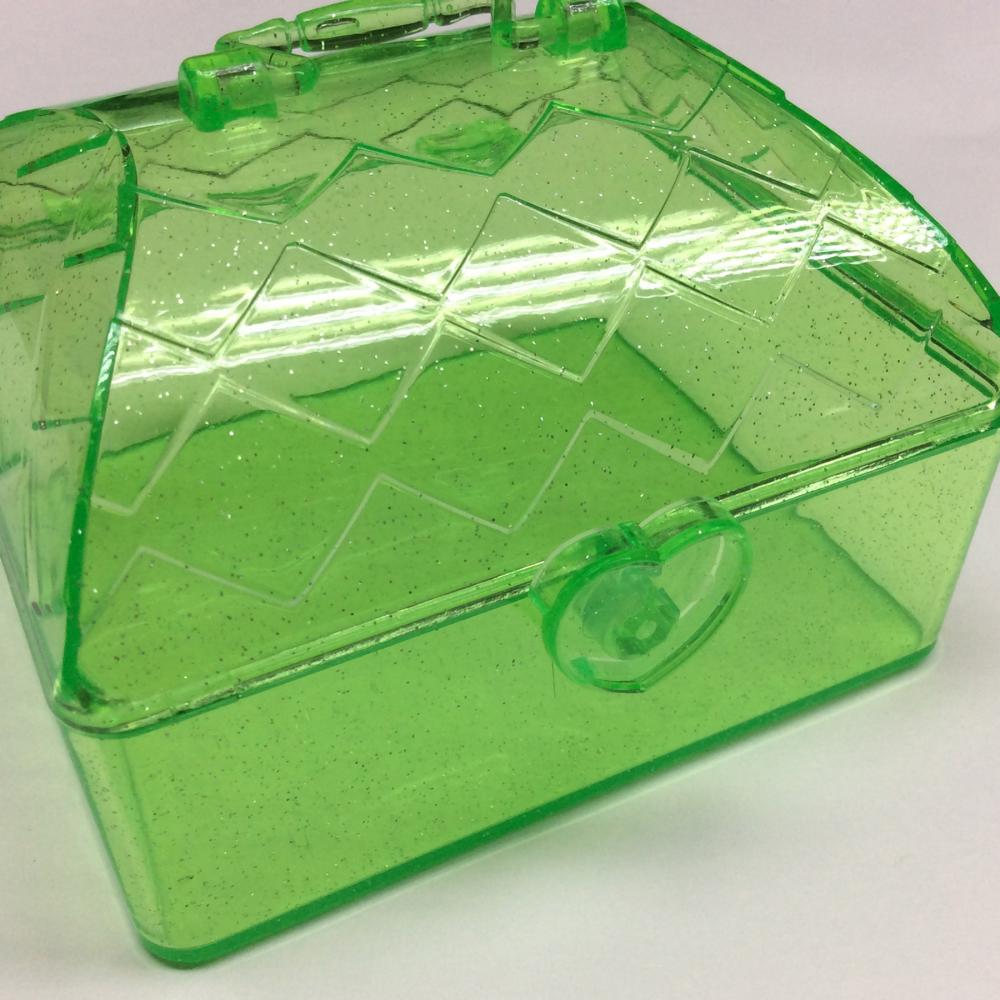 Plastic house shaped storage box