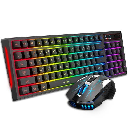 China Wireless RGB Glowing Keyboard And Mouse For Gaming Factory