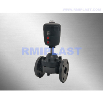 Spring Return Pneumatic PP Diaphragm Valve