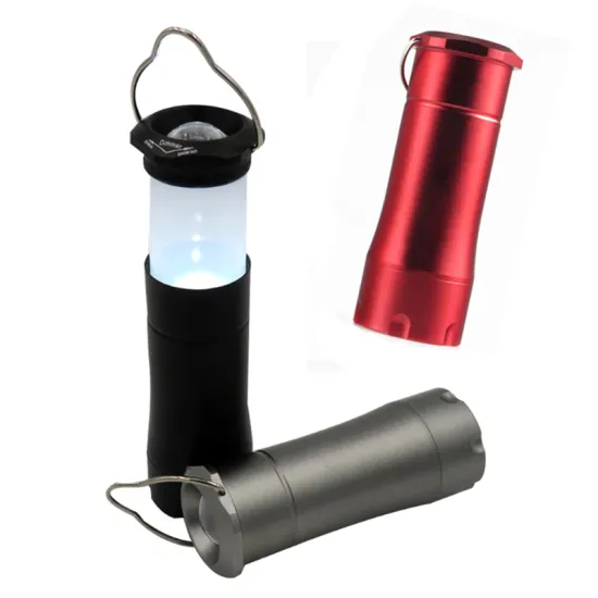 2-in-1 Outdoor Telescopic LED Tent Lantern Flashlight for Camping