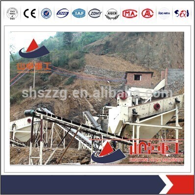 For cubic limestone gravels without powder limestone crushing plant construction machinery