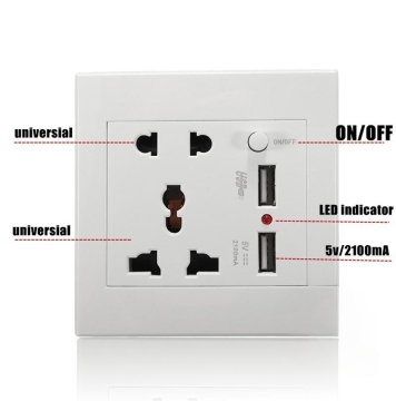 Boîte de sortie électrique USB pour enfants