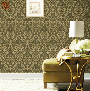 Italian design wallpaper heavy pvc material with embossing wallcovering