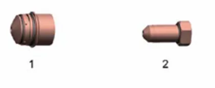 KOIKE 200 Plasma Cutter Electrode and Nozzle