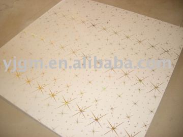 color printing pvc ceiling board with 60cm*60cm