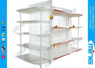 Double Sided Retail Display Shelves for Retail , Solid Pane