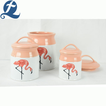 Amazon Popular Storage Decal Container Ceramic Canister