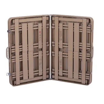 Portable Aluminum Camping Table with Carry Bag for Outdoor Activities