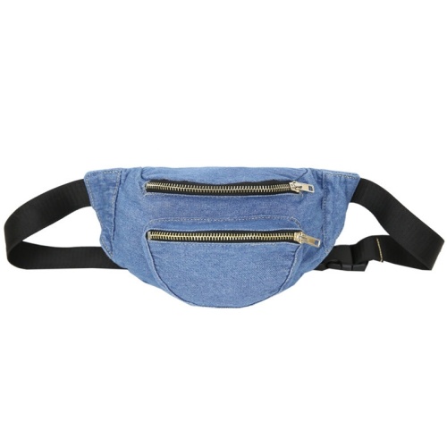 Custom Jean Fanny Pack With Embroidery Logo