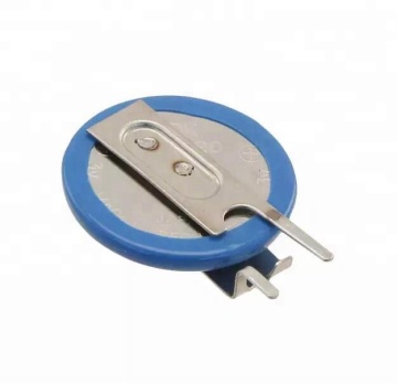 ML1220 Button Cell 3V 15mAh recarregável com tags de solda