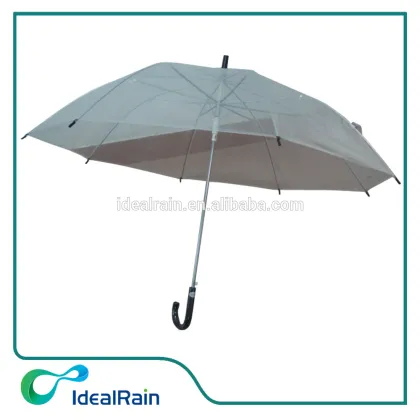 23inch auto opne straight no printing clear vinyl umbrella