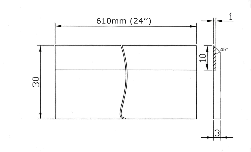 24 inch planer blade