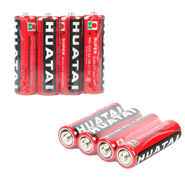 Power Flash Recyclable AA Zinc Carbon Cell Battery Various Sizes