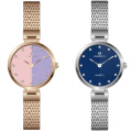 Ladies Minimalism Mesh Watchband Quartz Wrist Watch