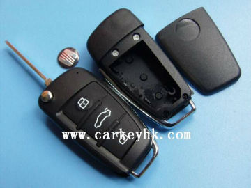 MOQ :50 pieces wholesale Seat 3 button remote key casing shell