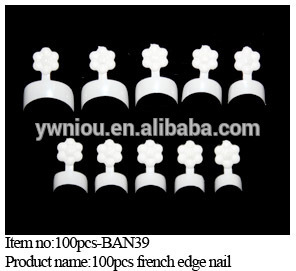 100pcs French False Acrylic Nail Art Tips Edge Form edge nail tips