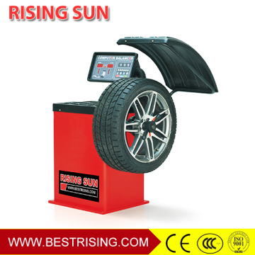 Wheel balancing used tire service equipment