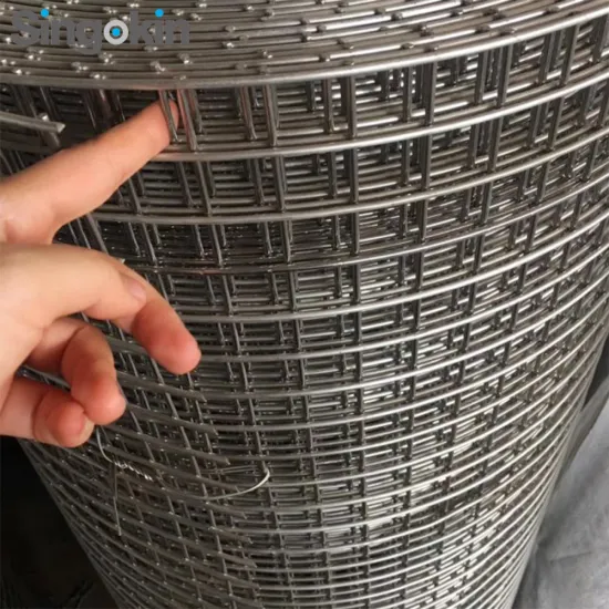 14 Gauge & 16 Gauge Stainless Steel Welded Wire Mesh for Bird Cage - 1x1, 1x1/2, 1x2 Inch, 1x30m Roll